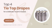 4 Charming Tie Top Drapes That Bring Delicate Detail to Dubai Homes